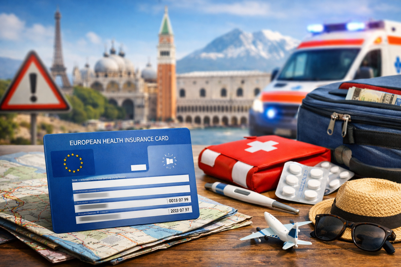 Evropska kartica zdravstvenega zavarovanja: zakaj ni dovolj na potovanju?
